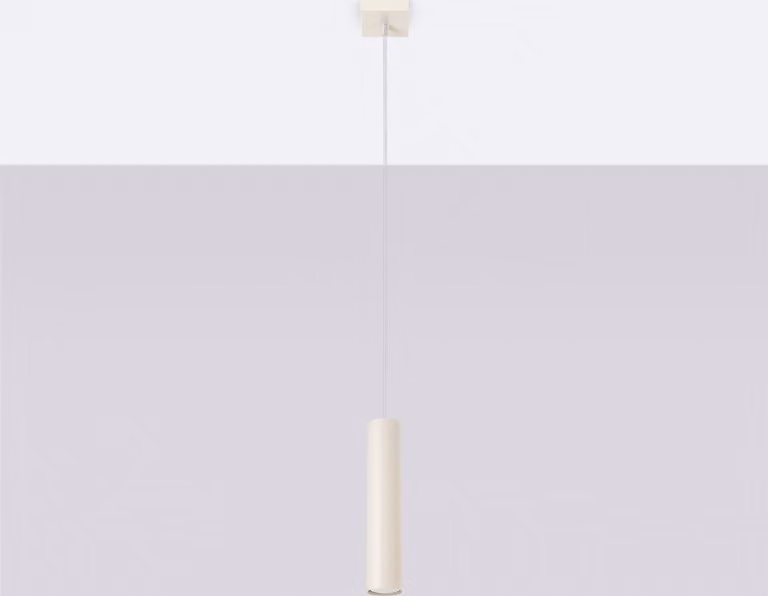 Lampada a sospensione MODENO beige 1xGU10x10W in metallo, dimensioni: 118x8x8 cm, IP20, Pure Lume