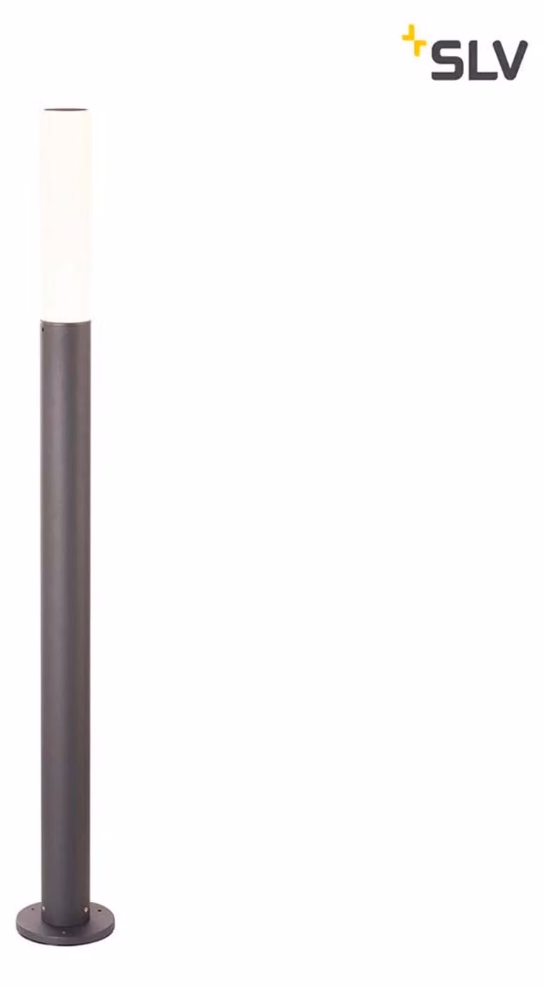 Aponi lampada da terra rotonda a LED Aponi 120cm altezza antracite IP65 dimmerabile