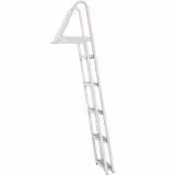 SucceBuy Scala da bagno a 5 gradini, scala da barca rimovibile, portata 159 kg, 610 x 455 x 1825 mm