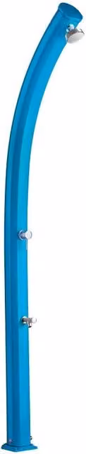 Doccia Solare Jolly 25 Litri In Alluminio Con Lavapiedi Colore Blu Cv-A520/5012