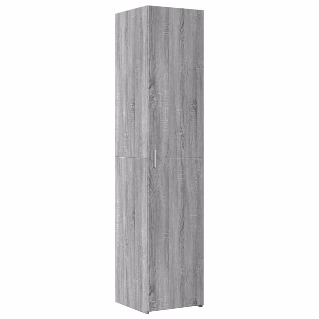 Credenza Grigio Sonoma 40x42,5x185 cm in Legno Ingegnerizzato