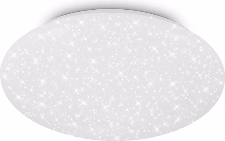 Briloner GIT Lampada da soffitto a LED, colore della luce bianco neutro, cielo stellato, bianco, Ø38 x 7 cm