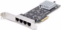 Scheda di rete Startech.Com PCI Express con 4 porte 2,5GBASE-T Ethernet LAN, colore nero
