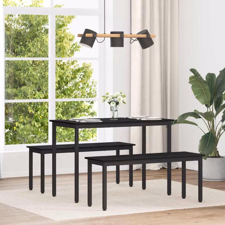 vidaXL Tavoli da pranzo 110 x 55 x 75 cm Legno ingegnerizzato