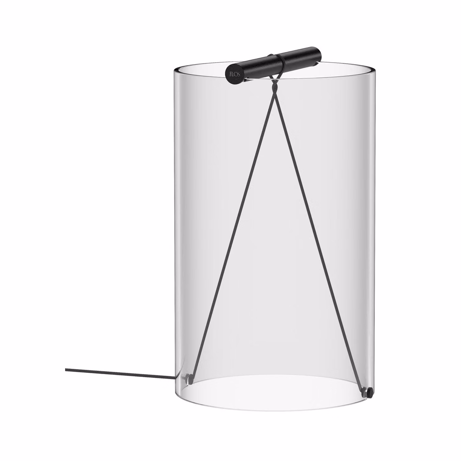 Flos - To-Tie T2 - Lampada da tavolo - Nero Opaco