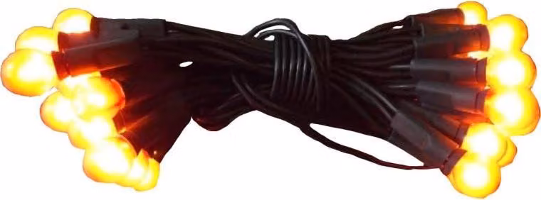 Luci per l'albero di Natale 35L Lampade-palle-arancione