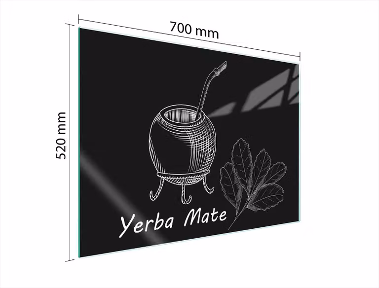 Piastra Di Protezione Del Vetro Per Leva 70X52 Yerba