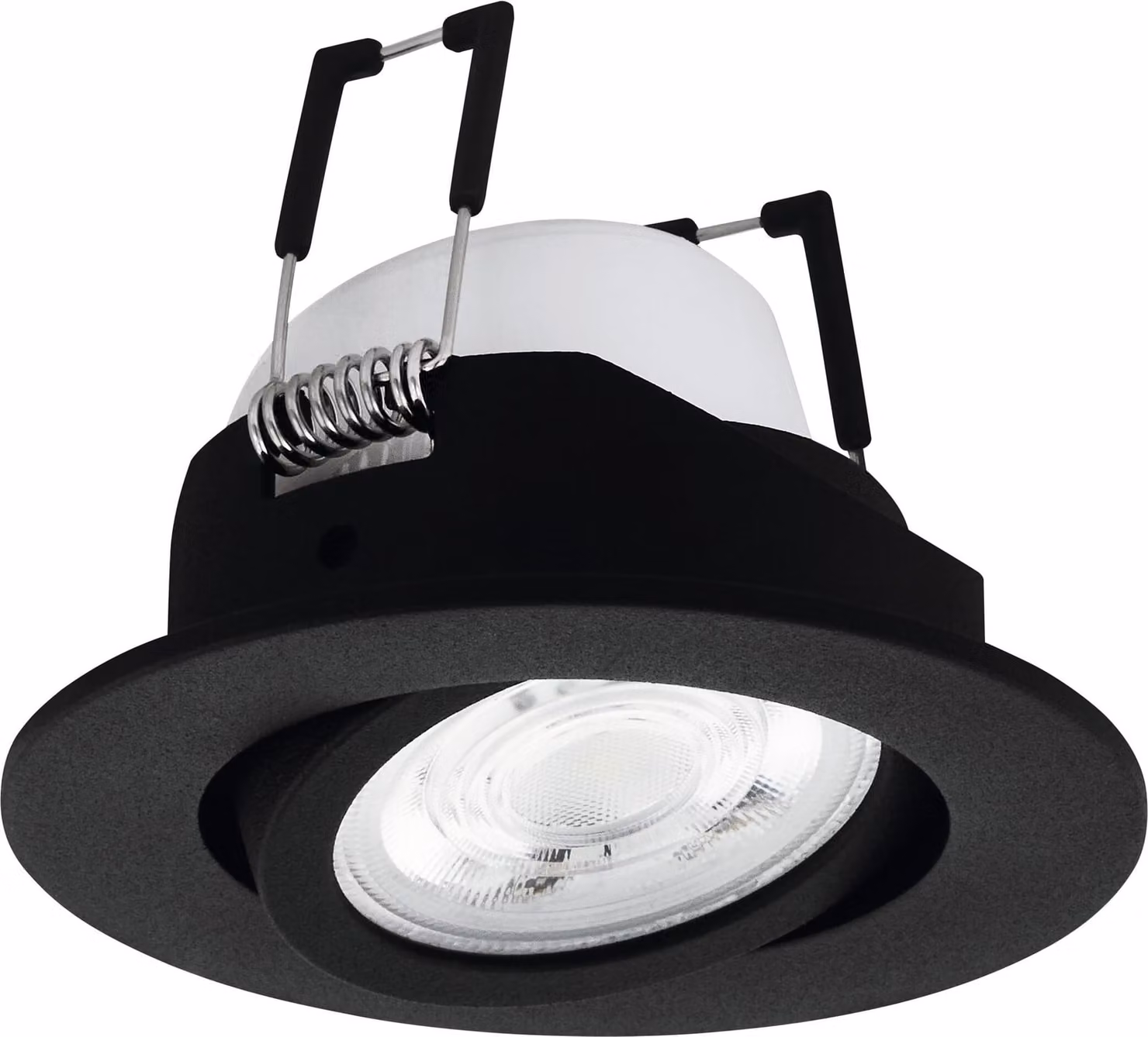 Faretto Ad Incasso Moderno Saliceto Z Alluminio Nero Led Integrato 4,7W