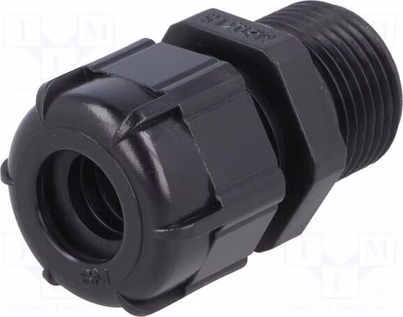 1 x Raccordo per cavo, passo 1,5, con filettatura allungata, grado di protezione IP68, modello BM4920LN, attacco M20