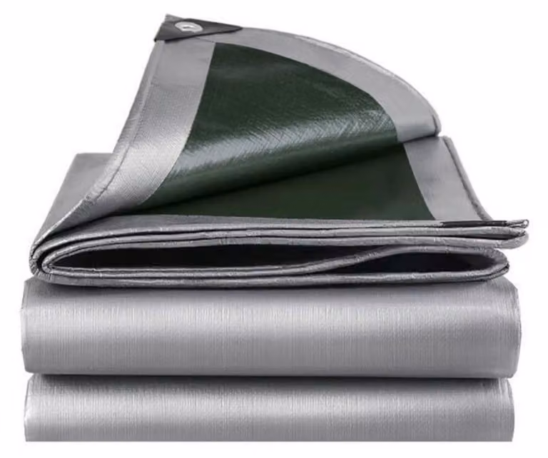 Telo impermeabile, resistente, 180 g/m², 3m x 5m, colore verde militare, in polietilene (PE), resistente al gelo, con protezione UV