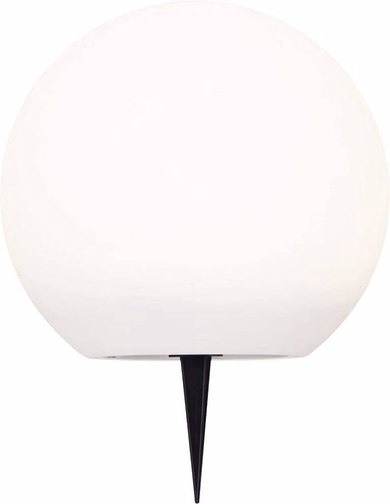 Globo luminoso solare Star 481-81, bianco, circa 23 x 25 cm