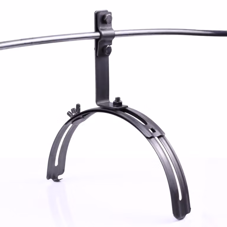 Haus-Held Supporto tegola colmo inox, filo 8–10 mm