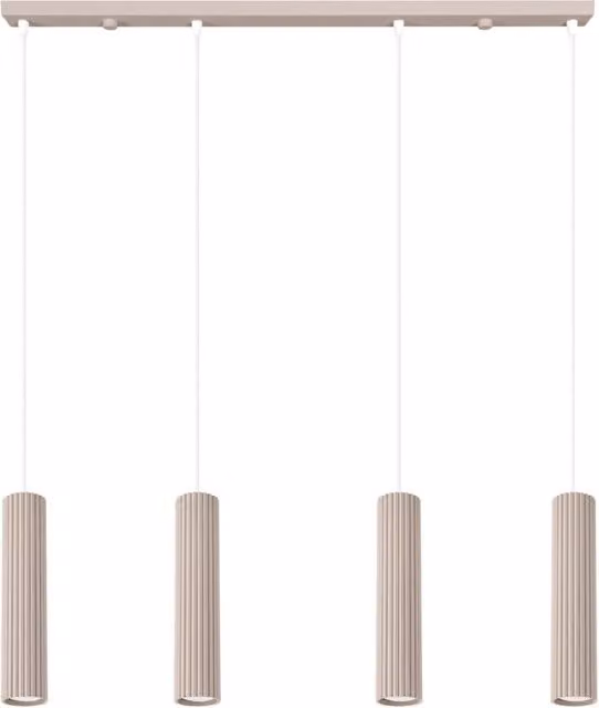 Lampada a sospensione KARBON 4L taupe