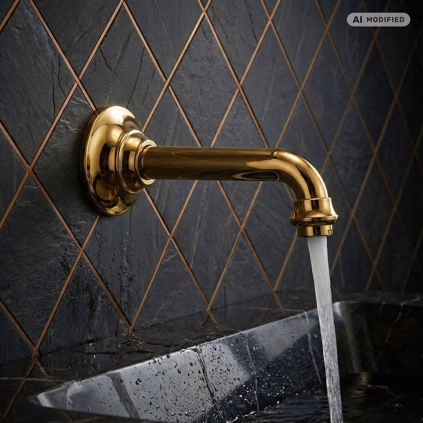 PaulGurkes, scarico per acqua da 16 cm, stile retrò, in metallo dorato, per vasca da bagno, design antico, bocchetta di scarico