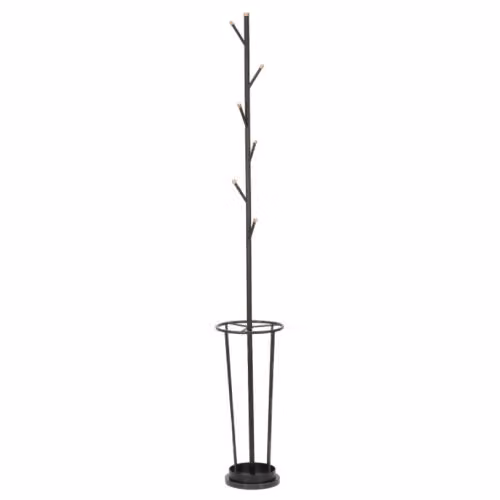 Appendiabiti con Portaombrelli GLAM BLACK 26x176 Mauro Ferretti