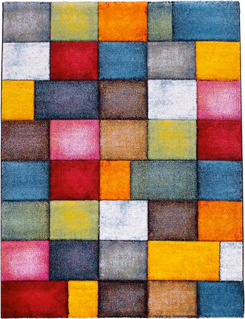 Tappeto moderno Samara multicolore grigio L: 290 cm, P: 200 cm