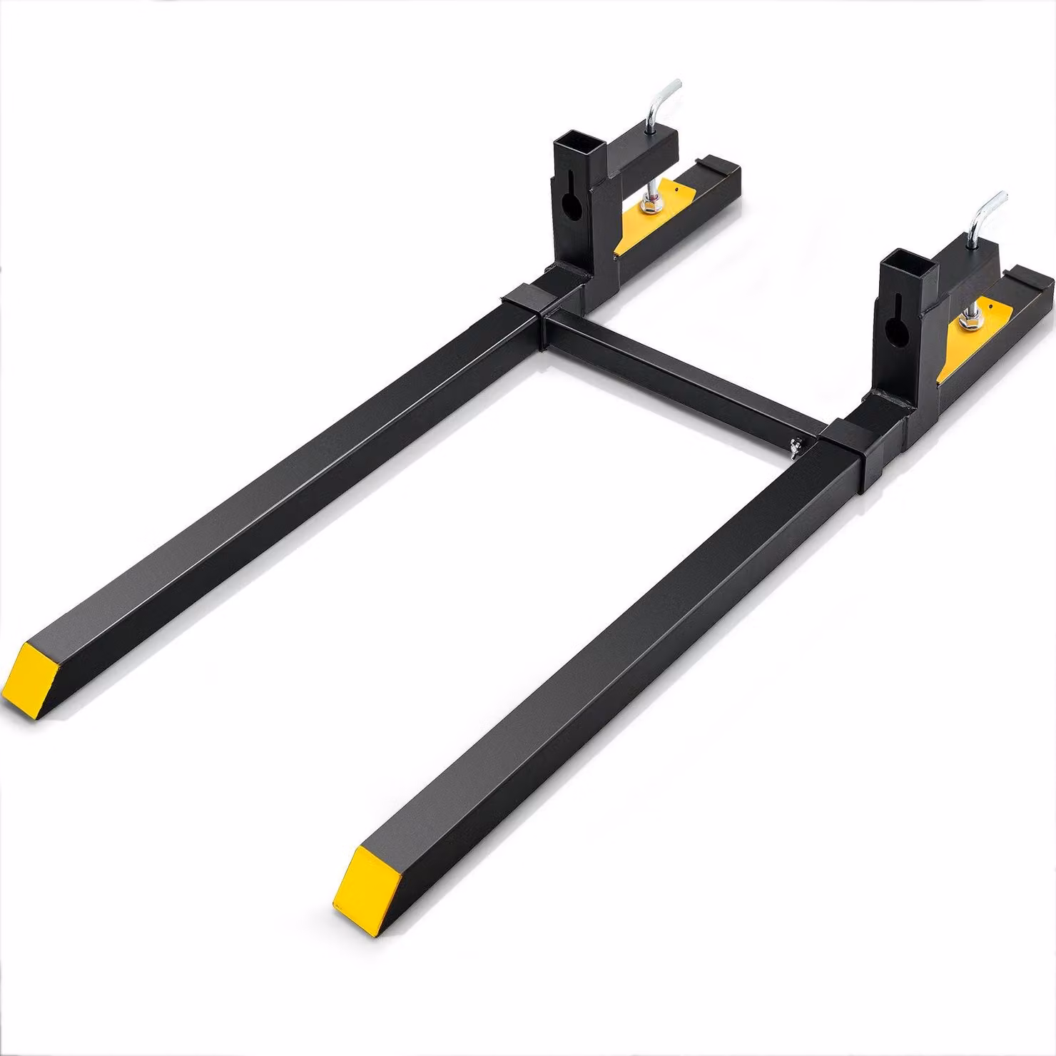 Forcella per carrelli elevatori - Supporto forche con elementi di sollevamento - Capacità di carico: 907 kg - Lunghezza totale: 149 cm - Lunghezza delle forche: 109,2 cm - Regolabile da 49,5 a 91,5 cm