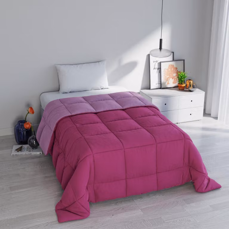 ELEGANT, copripiumino invernale, color fucsia/lilla, 170x260 cm
