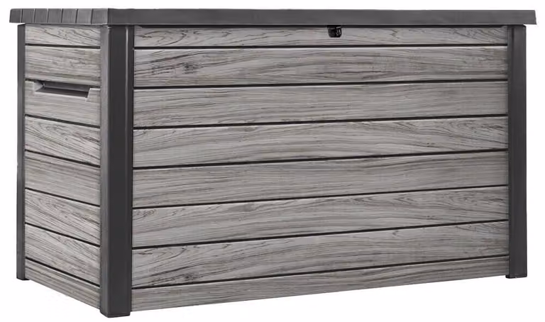 KETER Signature horizontal Contenitore da giardino 870 l, grigio tempesta KETER 263824