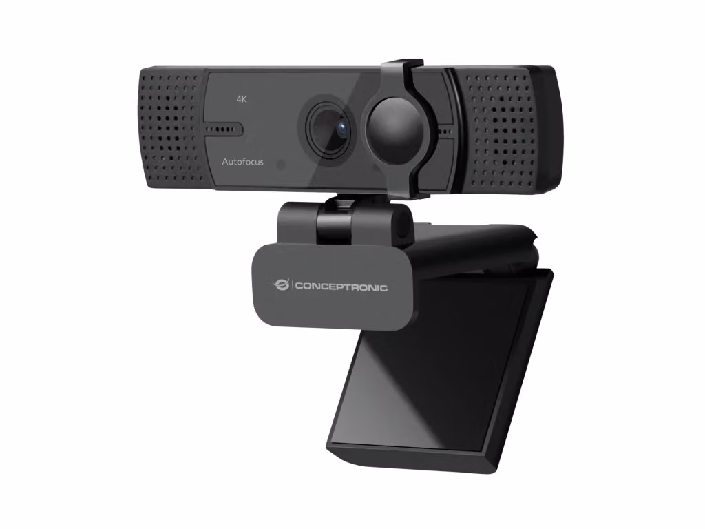 Webcam Conceptronic amdis08b 4K UHD 15,9 MP con connessione USB 2.0, Nero – 2