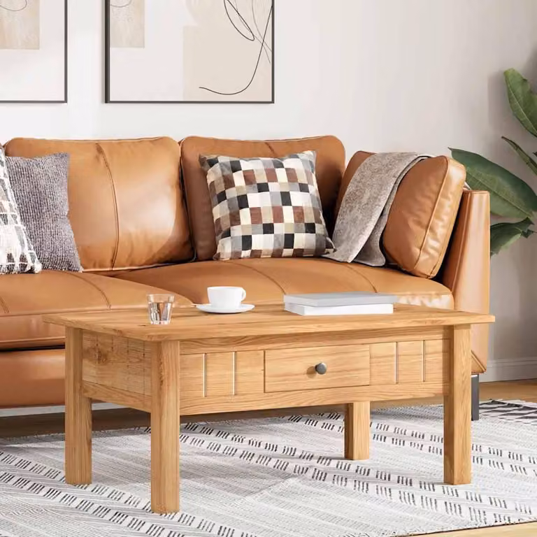 Maison Exclusive - Tavolino da Salotto 100x60x43,5 cm in Pino Massello Panama Range