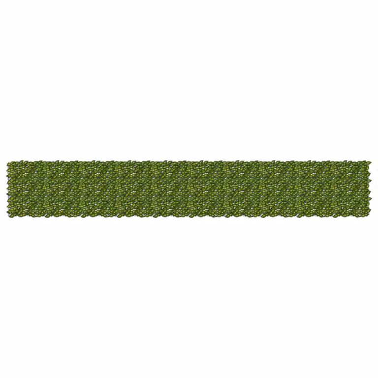 vidaXL Siepe artificiale per balcone con foglie Verde e Giallo L: 500 cm, H: 75 cm