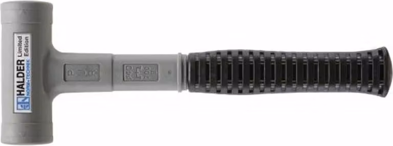 HALDER GreyCraft mazza morbida 40 mm mazza in nylon non rilegata Mazza in plastica