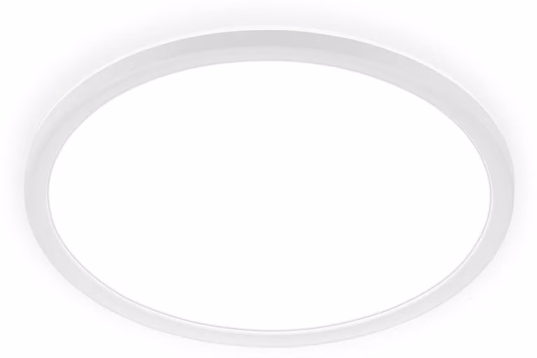 Briloner Plafoniera LED IP44 Protezione dagli spruzzi d'acqua Ø29x3cm rotonda 18W 2400lm 4000K bianco neutro retroilluminazione bianco - Lampada da bagno cucina