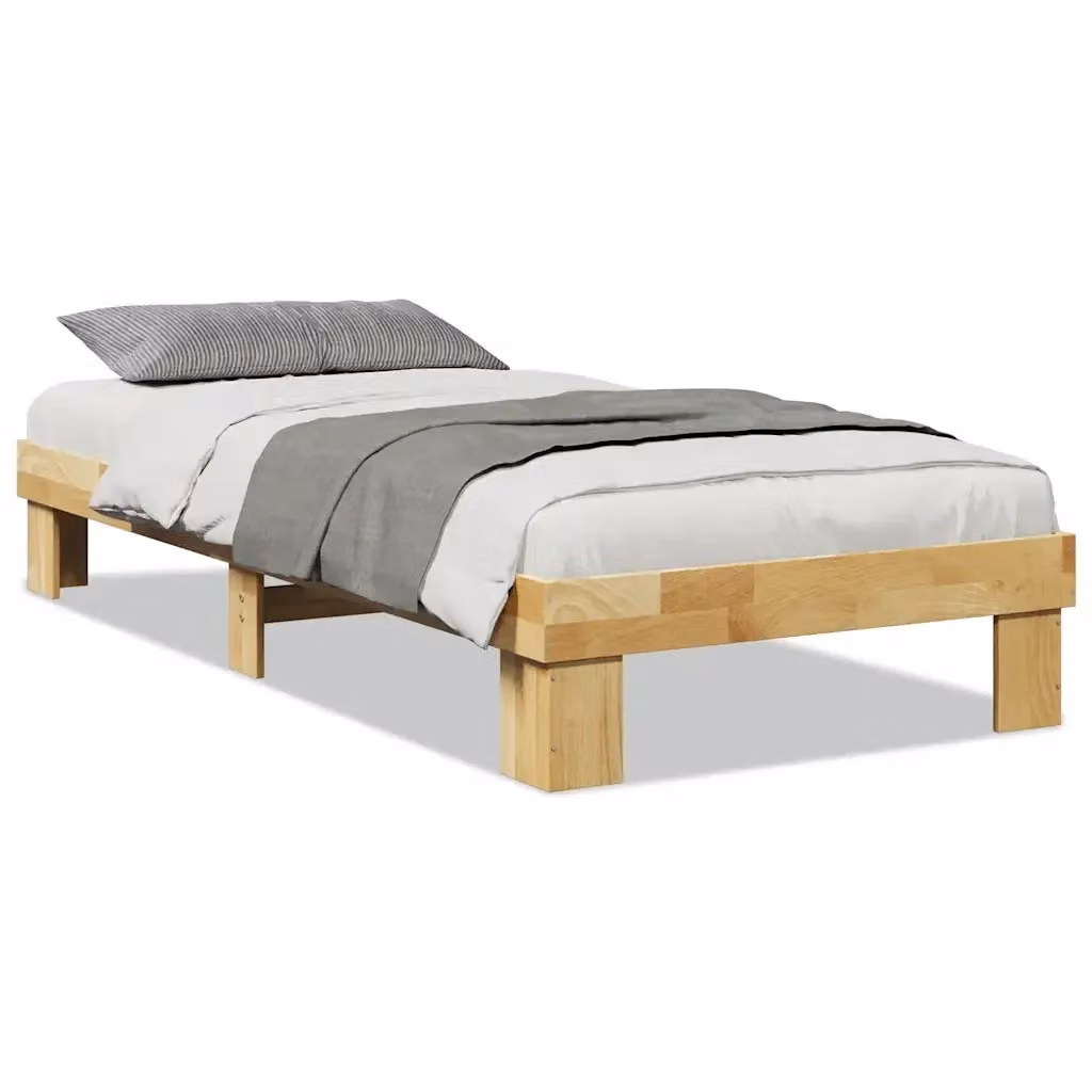 Struttura Letto Giroletto Design Mania in Legno di Rovere Marrone L: 78 cm, P: 193 cm, H: 29 cm – 2