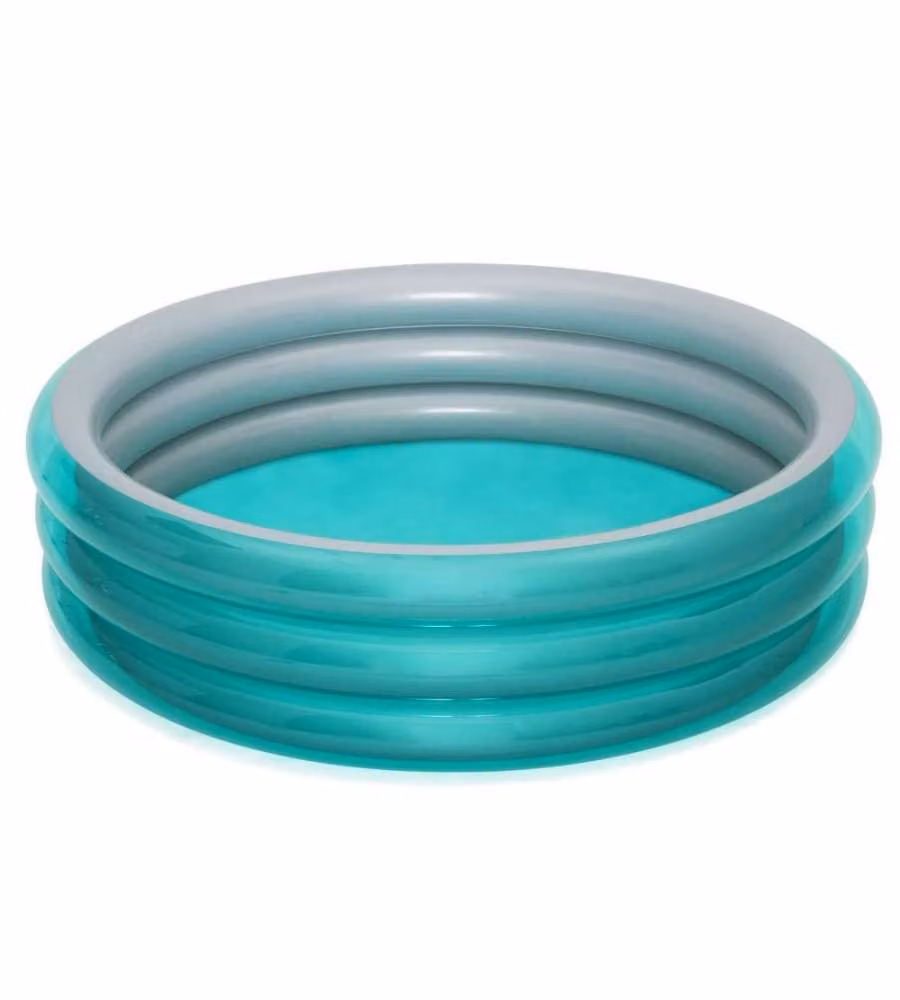 Bestway Piscinetta per Bambini Rotonda 201x53 cm Nero Metallico