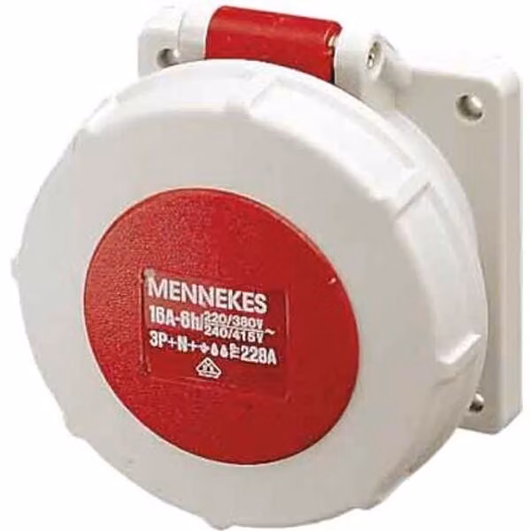 Mennekes CEE-ANBAUSTECKDOSE 400V-5X16A (1131 STRAIGHT IP67)