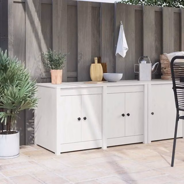 Mobile da cucina con lo scaffale MEPPEL Bianco 106 x 55 x 64 cm 868182