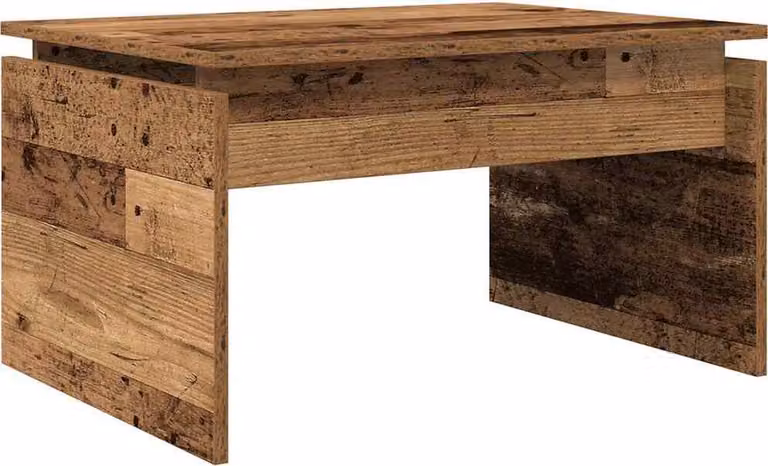 Tavolino da Salotto Legno Antico 68x50x38 cm in Truciolato