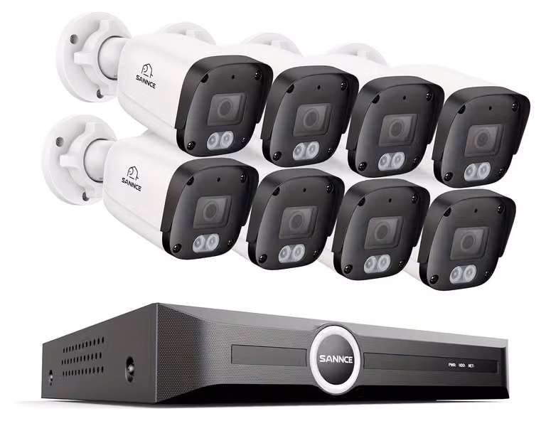 Kit di telecamere di sicurezza - Sistema di videosorveglianza - Telecamera di sicurezza - Sistema CCTV - Telecamera IP - Risoluzione 5MP