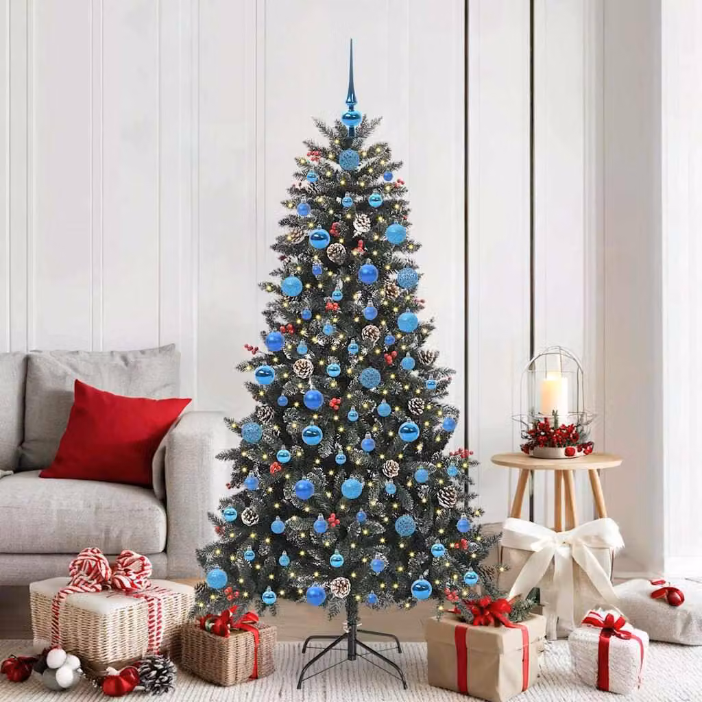 Maison Exclusive - Albero di Natale artificiale verde 180 cm PVC, plastica e acciaio