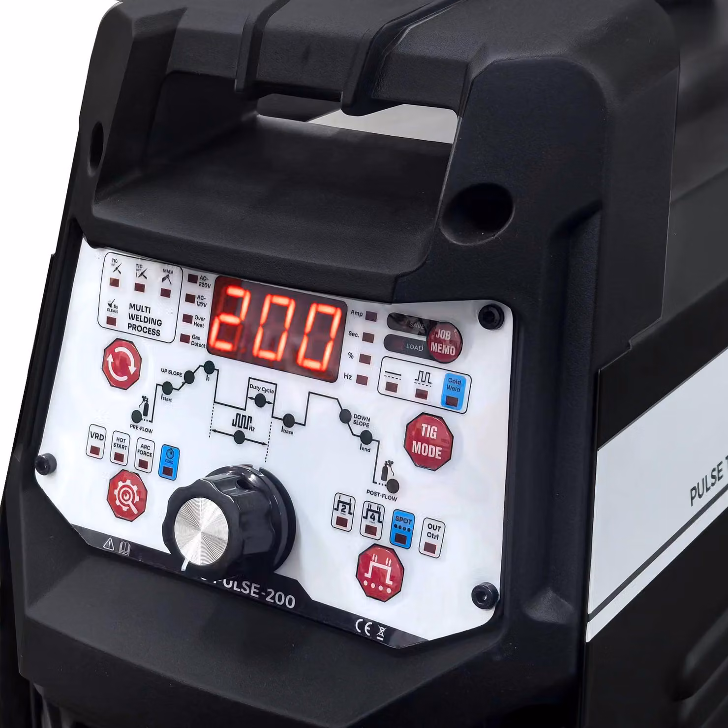 Saldatrice TIG - Saldatrice a laser DC - Saldatrice MMA (elettrodo) - Multifunzione - 200 Ampere - Leggera, 8 kg