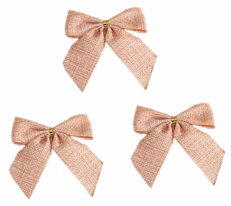Decorazioni natalizie a forma di stella, 10 pezzi, rosa chiaro, 7 x 7,5 cm