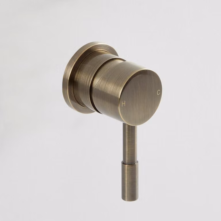 Miscelatore Doccia Manuale - Ottone Spazzolato (1 Via)