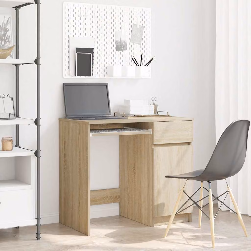 Maison Exclusive - Scrivania in rovere Sonoma 86x49x76 cm Materiale ligneo