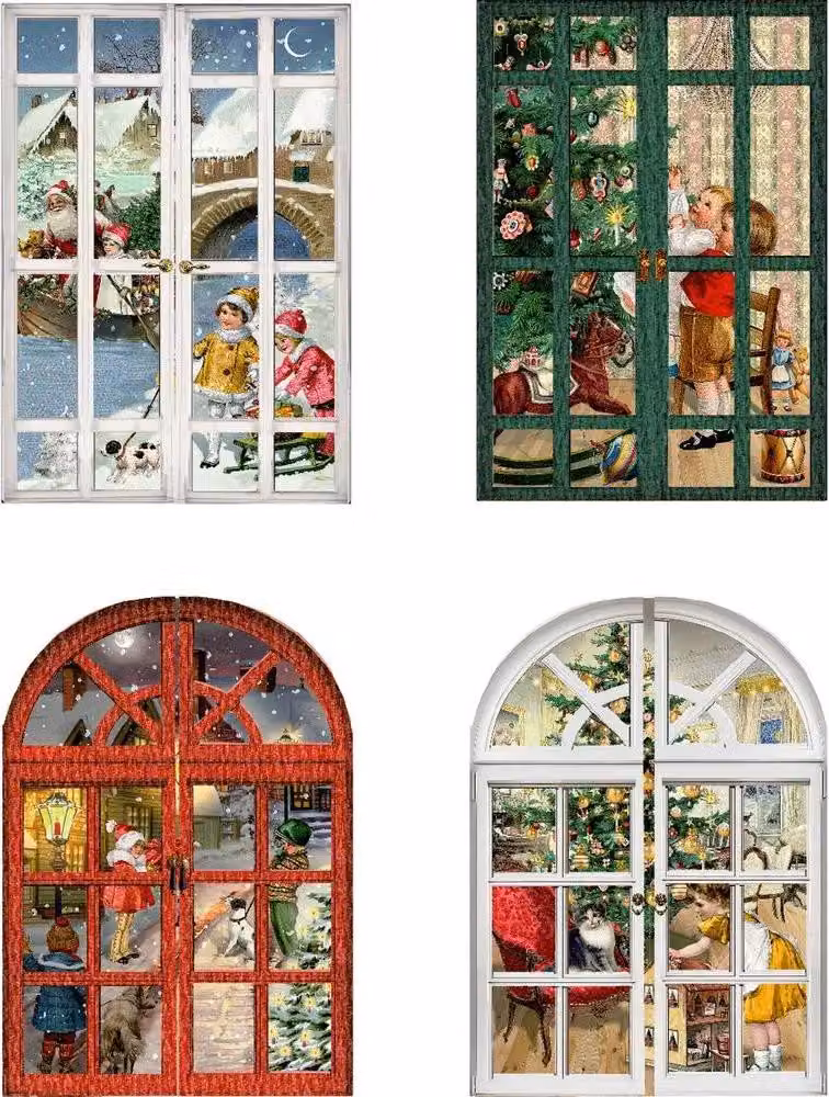 Mini calendario dell'Avvento - Finestre dell'Avvento nostalgiche