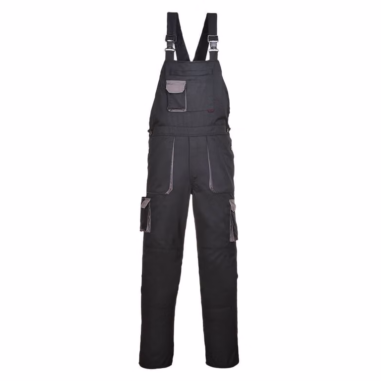 Portwest TX12 Portwest Texo Kontrast Latzhose Nero Gr. XXXL