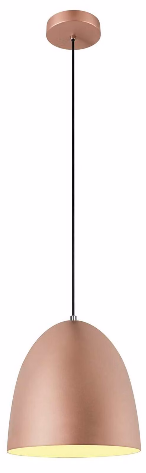 SLV PARA CONE 30, lampada a sospensione, lunghezza sospensione 250 cm, E27, 1x max. 60W, rame / bianco 1008132