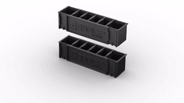 Contenitore di stoccaggio per oggetti lunghi, robusto, 1 pezzo, ideale per officina e garage