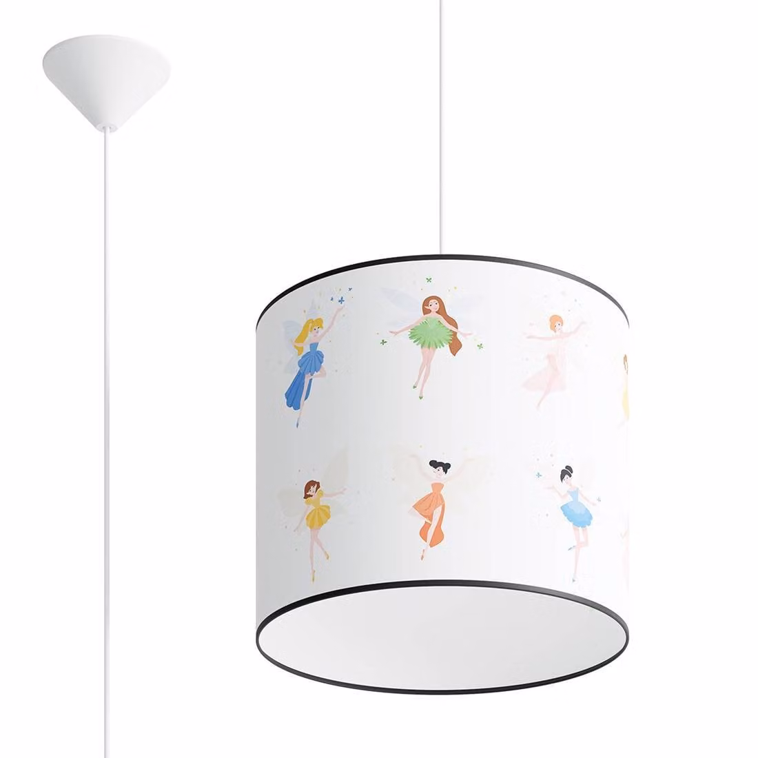Lampada a sospensione FAIRY 30 1xE27 15W PVC 95x30x30cm Sollux Lighting