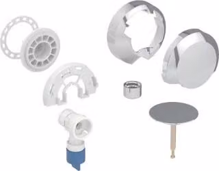 Geberit 245454211 Set prefabbricato per scarico vasca da bagno d52