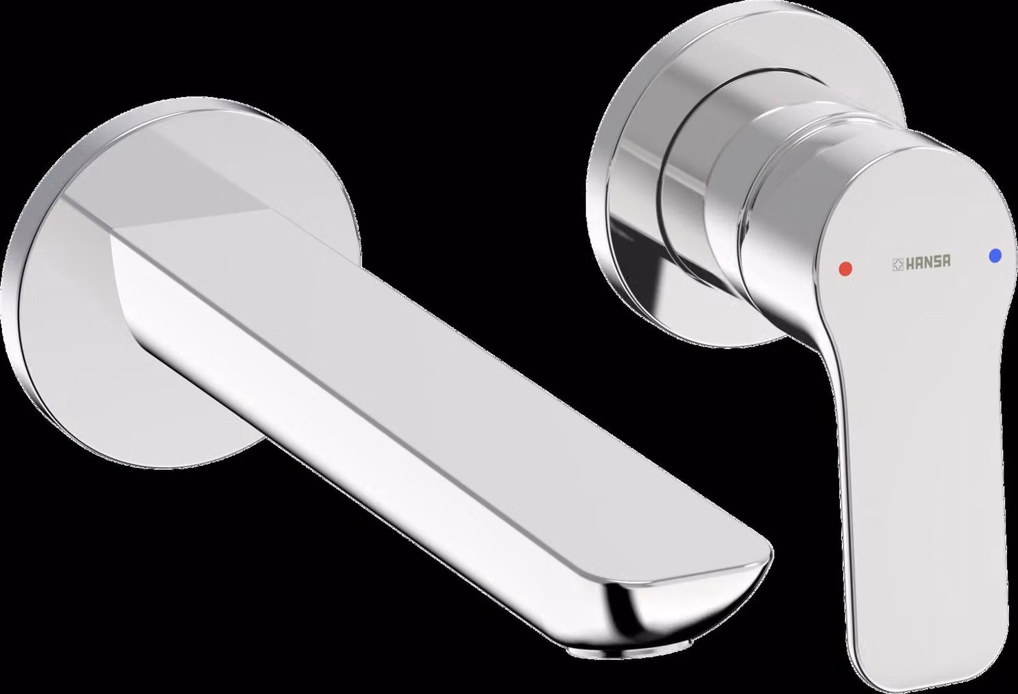 HANSA HANSABASIC Mitigeur de lavabo, saillie 185 mm, chromé, 55602103, 55602103