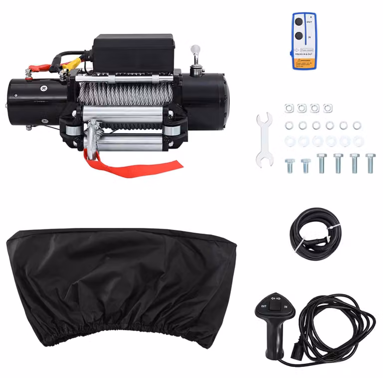 Avvolgitori elettrici in PVC, colore nero