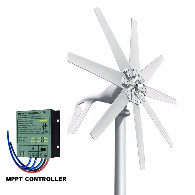 Turbina eolica, capacità 6kWh, controller , 48V, con controller , 1000W