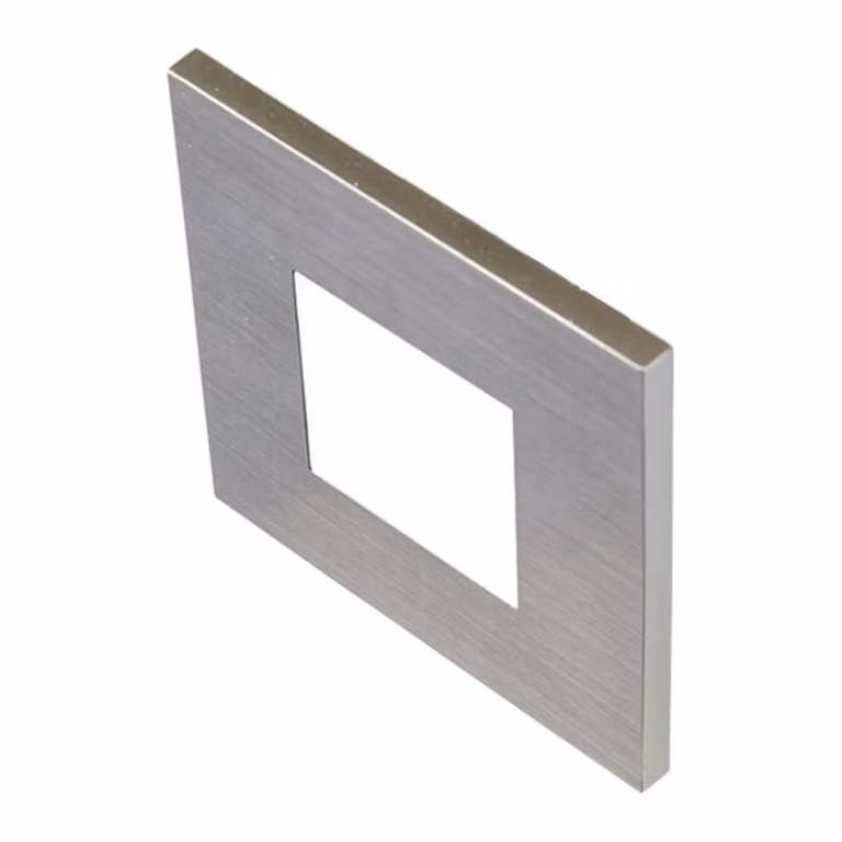 Hera Applique a LED da incasso Wall F, grigio, 0,9 W, 7,5 x cm F, Alluminio / Grigio / Zincato, Corridoio, Metallo, Moderno, Faretto da incasso a parete
