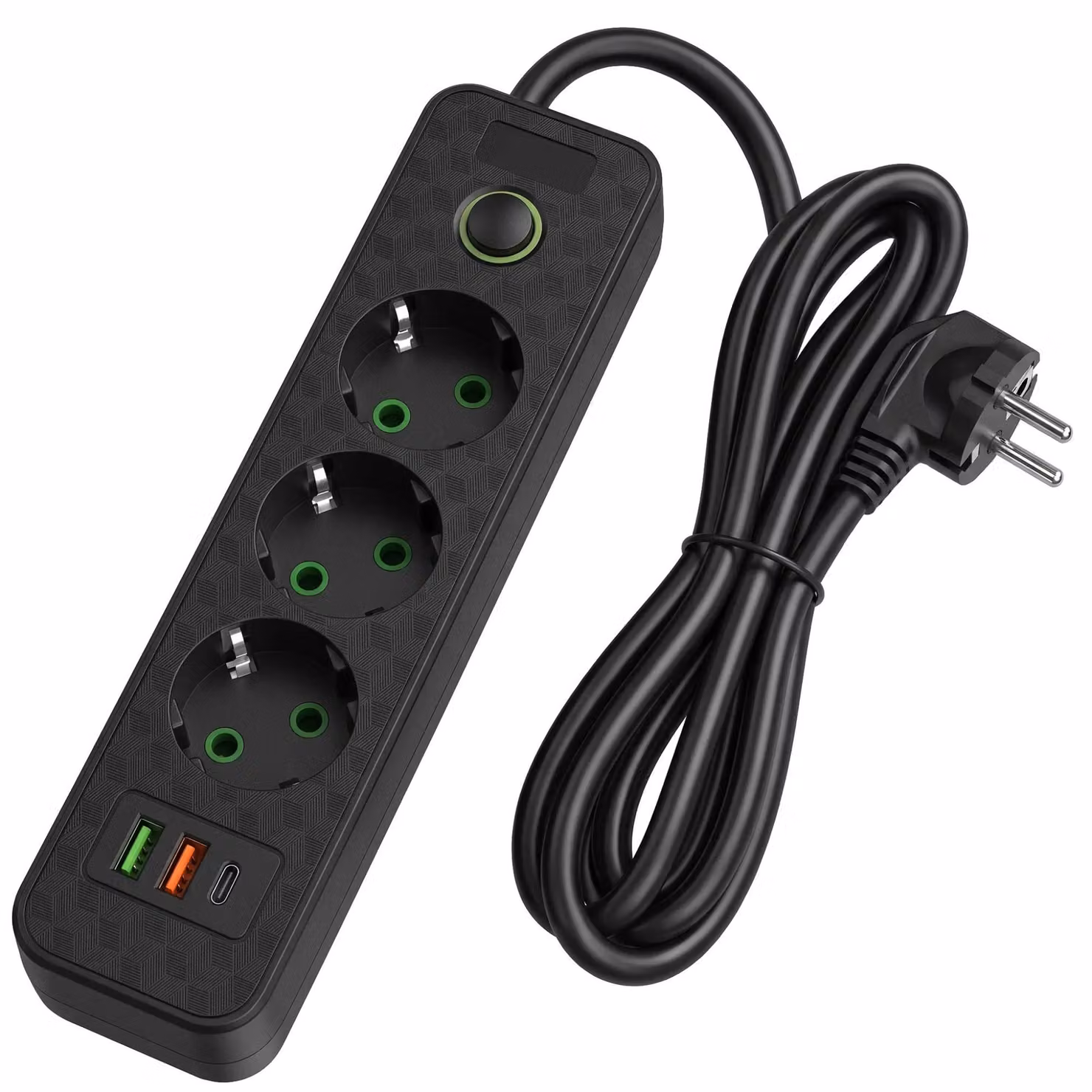 Multipresa Toolight Jnh020-3A Black
